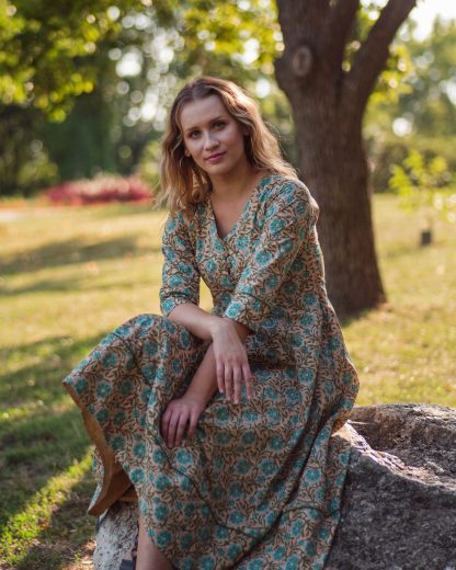 Forest print dress - Image 2