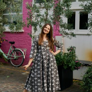 Art print dress