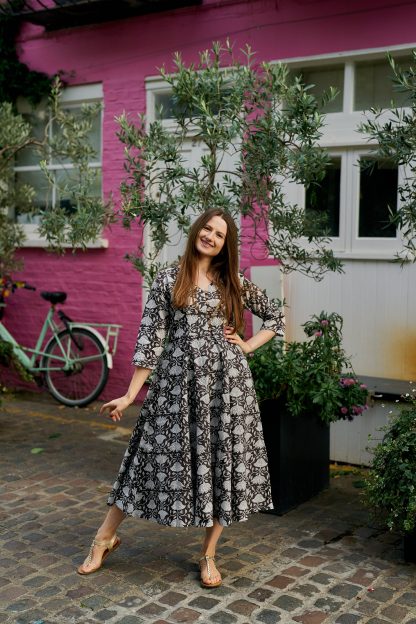 Art print dress
