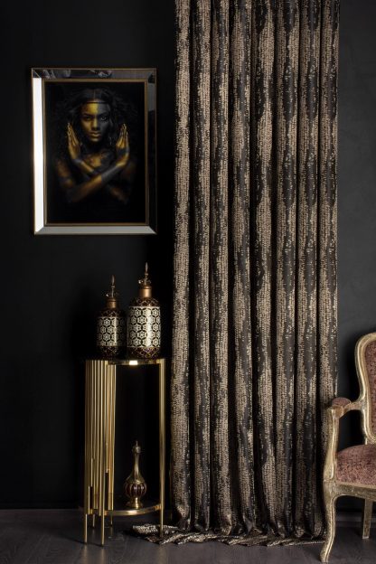 Light luxury jacquard curtains
