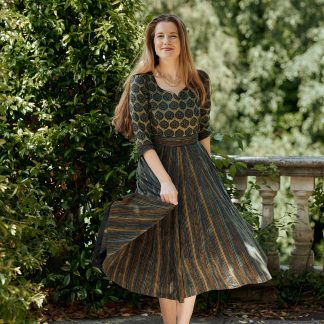 Hand-printed dress