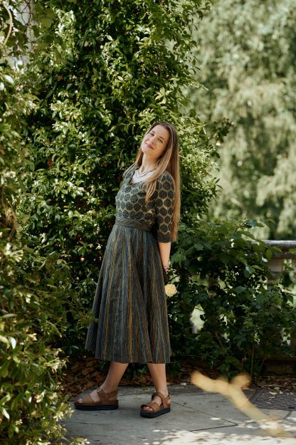 Hand-printed dress - Image 4