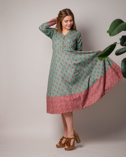 Botanical print dress - Image 8