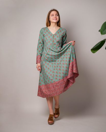 Botanical print dress - Image 7