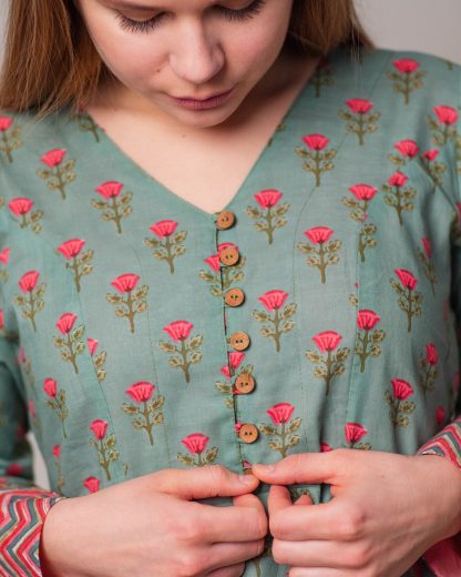 Botanical print dress - Image 3