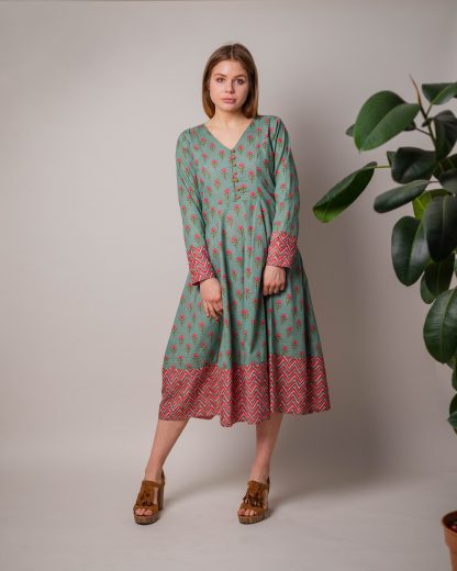 Botanical print dress - Image 2