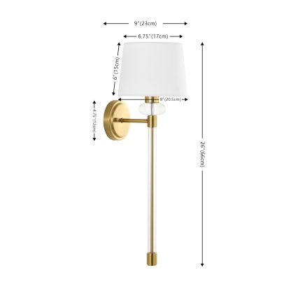 Elegant Long Rod Wall Sconce - Image 5