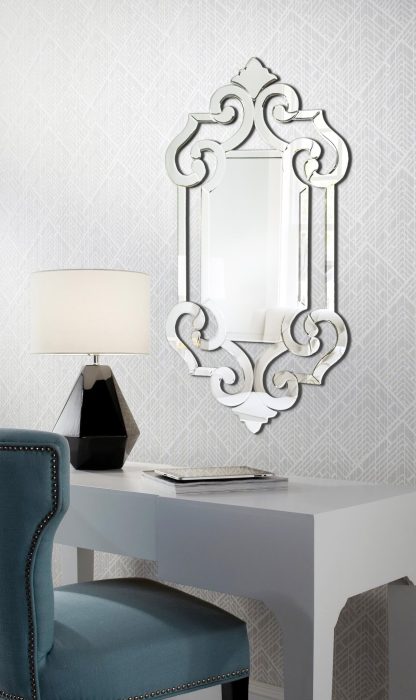 Rectangular Venetian Decorative Wall Mirror - Image 8