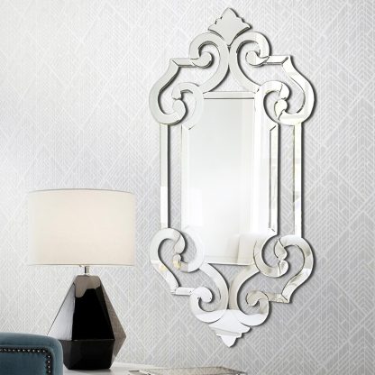 Rectangular Venetian Decorative Wall Mirror - Image 7