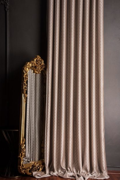Light luxury jacquard curtains