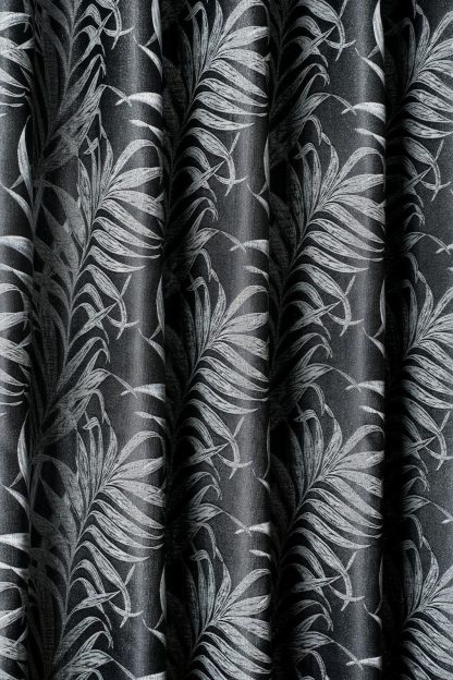 Gray leaf shadow high precision jacquard curtain - Image 6