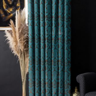 Vintage Jacquard Blackout Curtains
