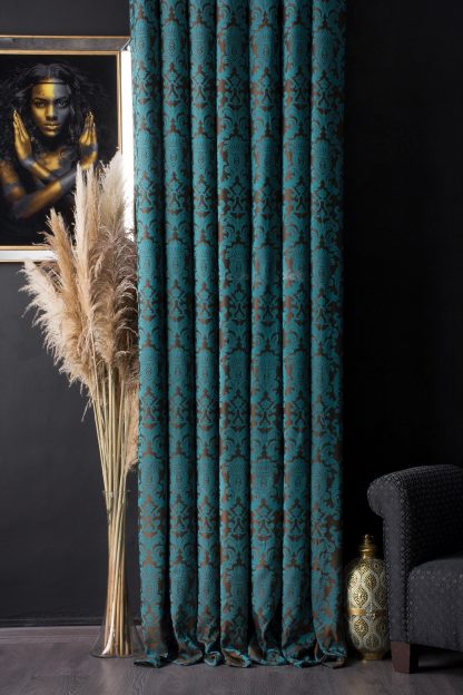 Vintage Jacquard Blackout Curtains