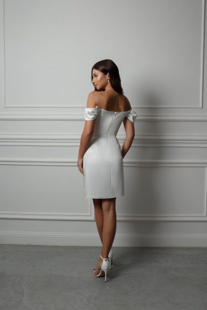 Short Tulle Wedding Dress - Image 7