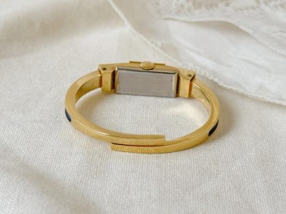 Vintage Gilded Enamel Floral Women's Watch - Image 5