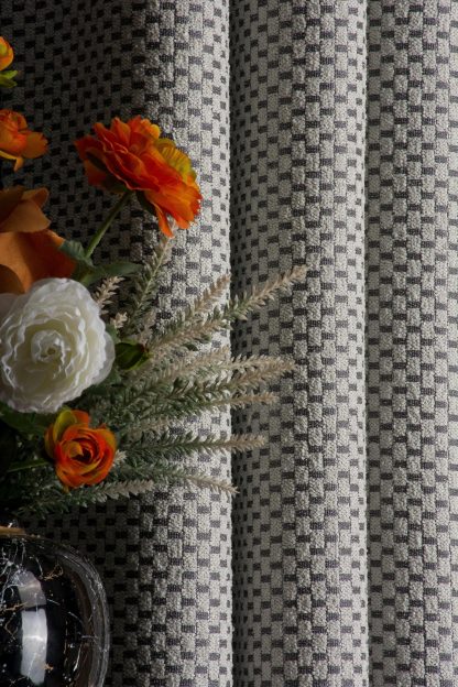Woven textured blackout curtains - Image 5
