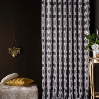 Modern simple jacquard curtains