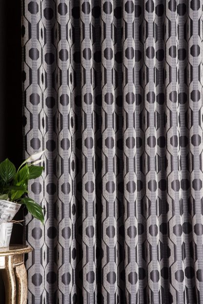 Modern simple jacquard curtains - Image 5