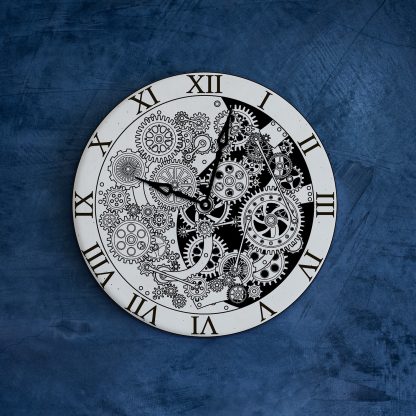Steampunk gear wall clock - Image 2