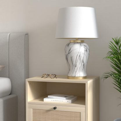 Ceramic Marble LED Table Lamp - Image 7