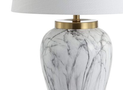 Ceramic Marble LED Table Lamp - Image 6