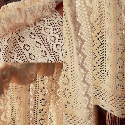 Vintage Crochet Short Curtains - Image 4
