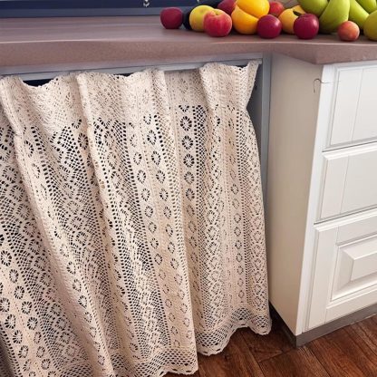 Vintage Crochet Short Curtains - Image 2
