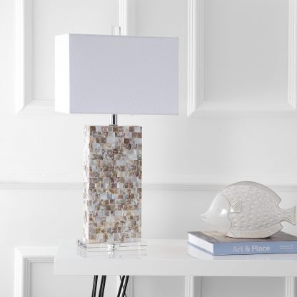 Shell and crystal LED table lamp - Image 6