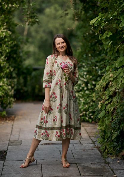 Hand-printed dress - Image 7