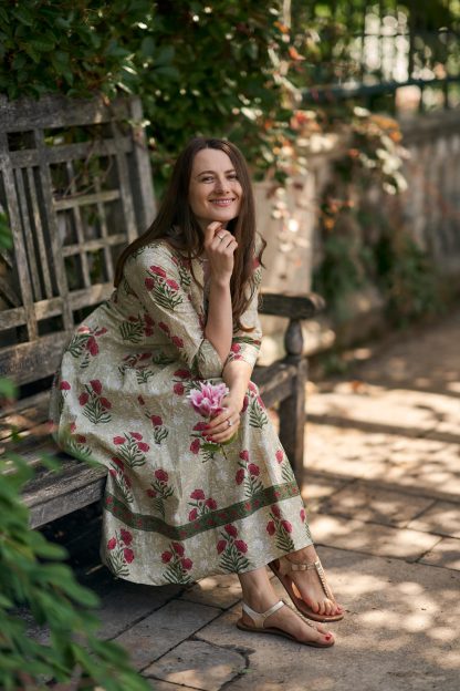 Hand-printed dress - Image 4