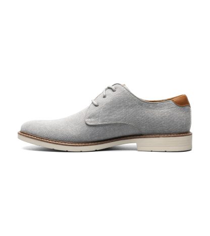 Men's canvas flat toe oxford shoes - Image 6
