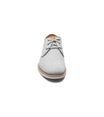 Men's canvas flat toe oxford shoes - Image 4