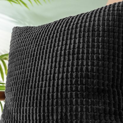 Dark Grey Waffle Pillowcase - Image 6