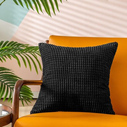 Dark Grey Waffle Pillowcase - Image 3