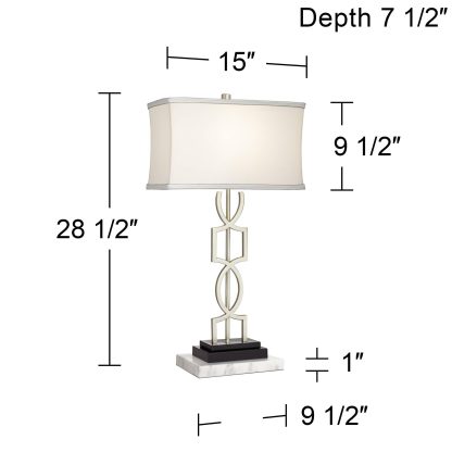 Modern simple metal art table lamp - Image 7
