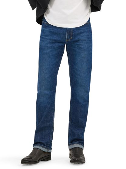 Men's classic straight jeans