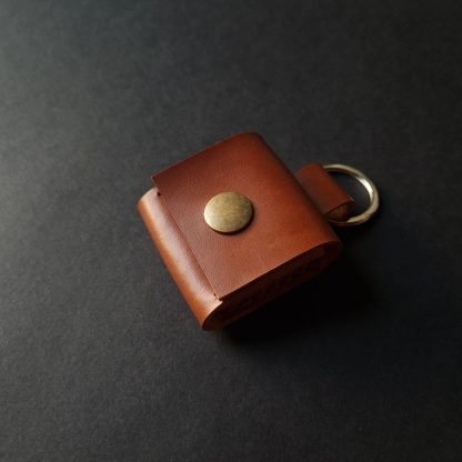 Tan Leather Coin Purse - Image 6