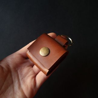 Tan Leather Coin Purse