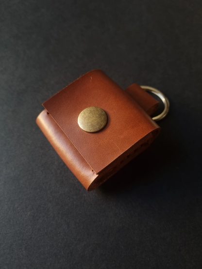 Tan Leather Coin Purse - Image 2