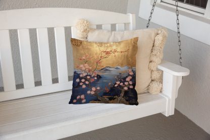 New Chinese style landscape flower and bird pillow - Image 6
