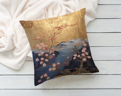 New Chinese style landscape flower and bird pillow - Image 4