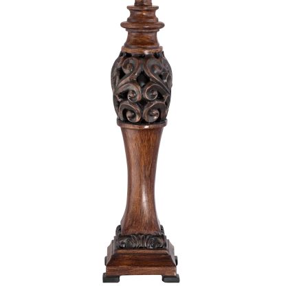 Retro carved table lamp - Image 2