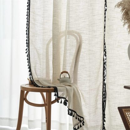 Tassel decorative curtains - Image 4