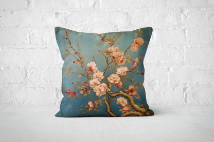 Chinese style flower and bird pillow - Image 5