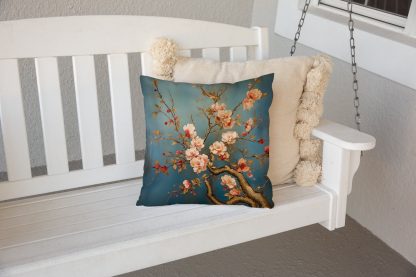 Chinese style flower and bird pillow - Image 3