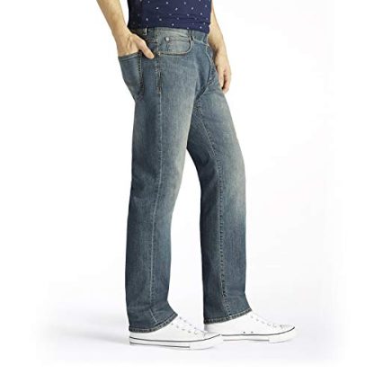 Vintage Washed Straight Jeans - Image 4