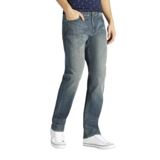Vintage Washed Straight Jeans