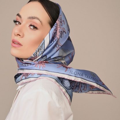 Ocean Secret Art Scarf - Image 6