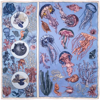 Ocean Secret Art Scarf - Image 2