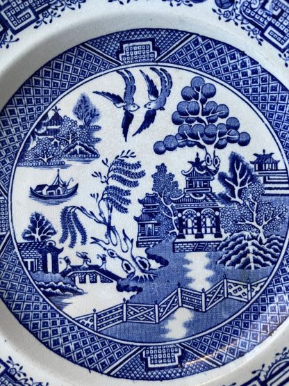 Blue and white porcelain plate - Image 5